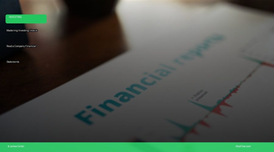 Mastering Investing: How to Read a Company Financial Statements