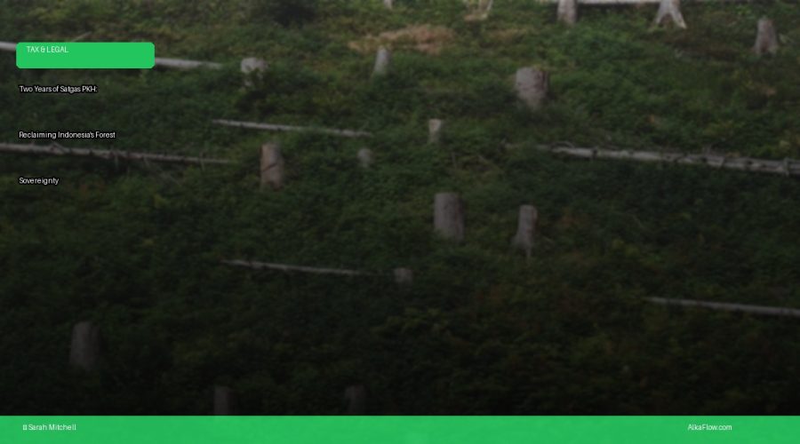 Two Years of Satgas PKH: Reclaiming Indonesia's Forest Sovereignty